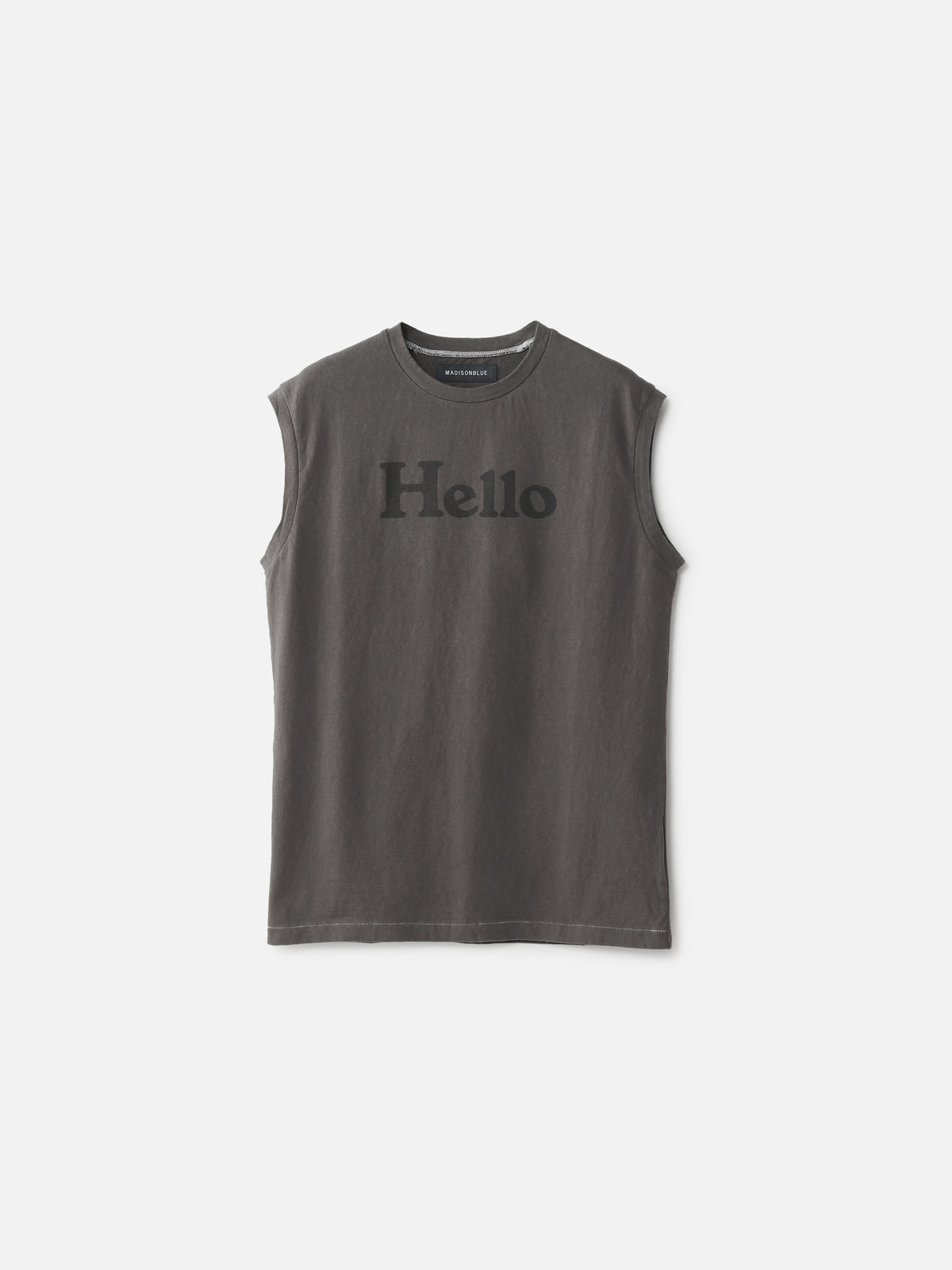 HELLO NOSLEEVE TEE