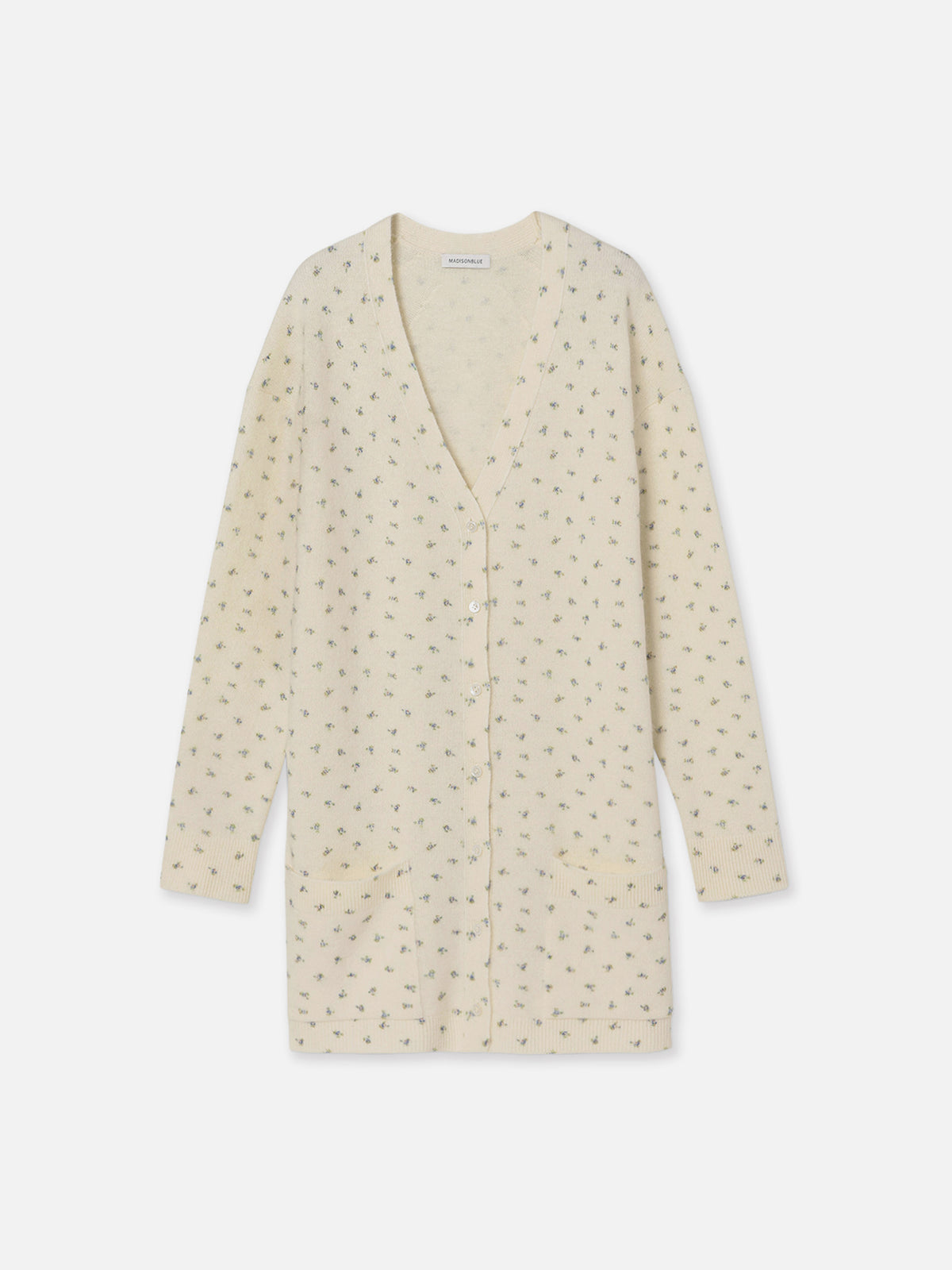 FLOWER PRINT BIG CARDIGAN