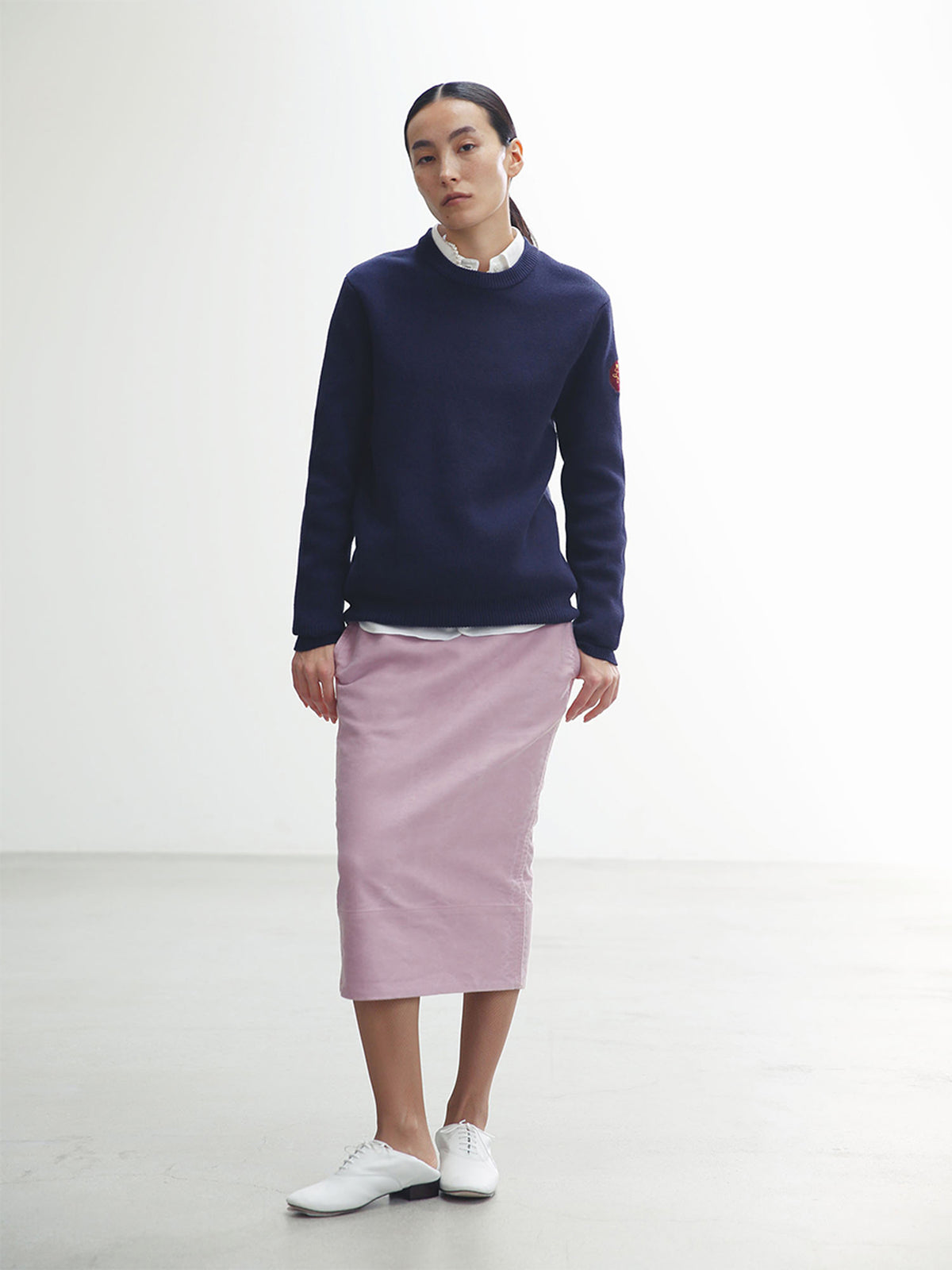 SOFIE TIGHT LONG SKIRT MOLESKIN