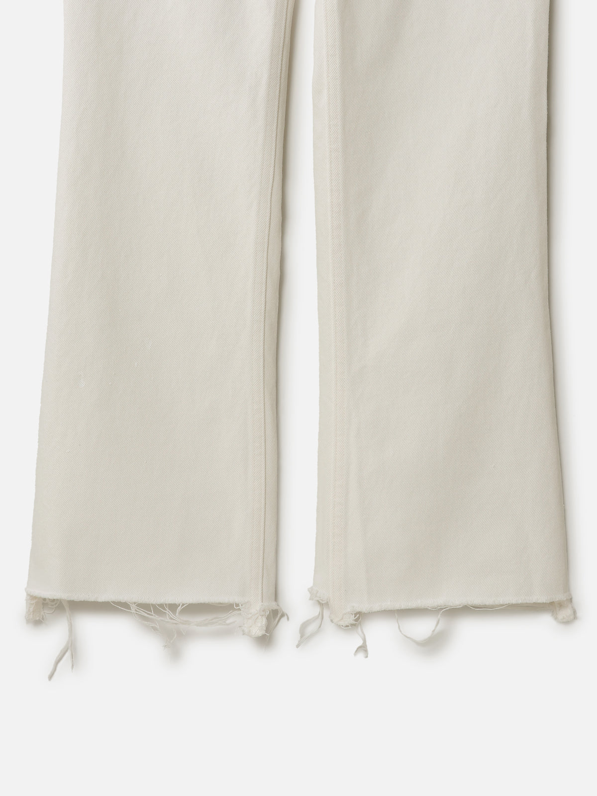 PANTALON FLARE COUPÉ À L'OURLET