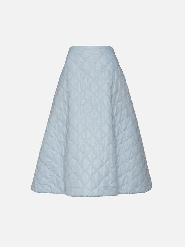 JUPE ÉVASÉE MI-MOLLET MATELASSÉE