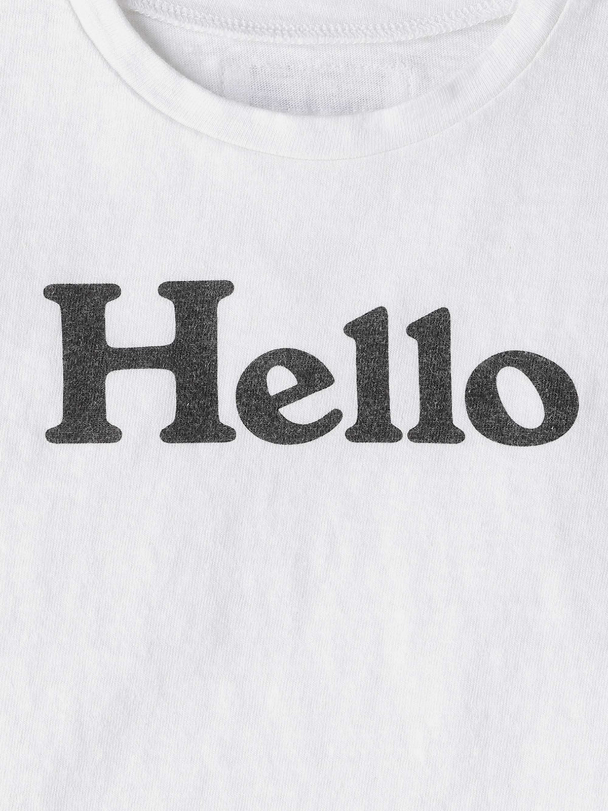 TEE-SHIRT MANCHES LONGUES HELLO