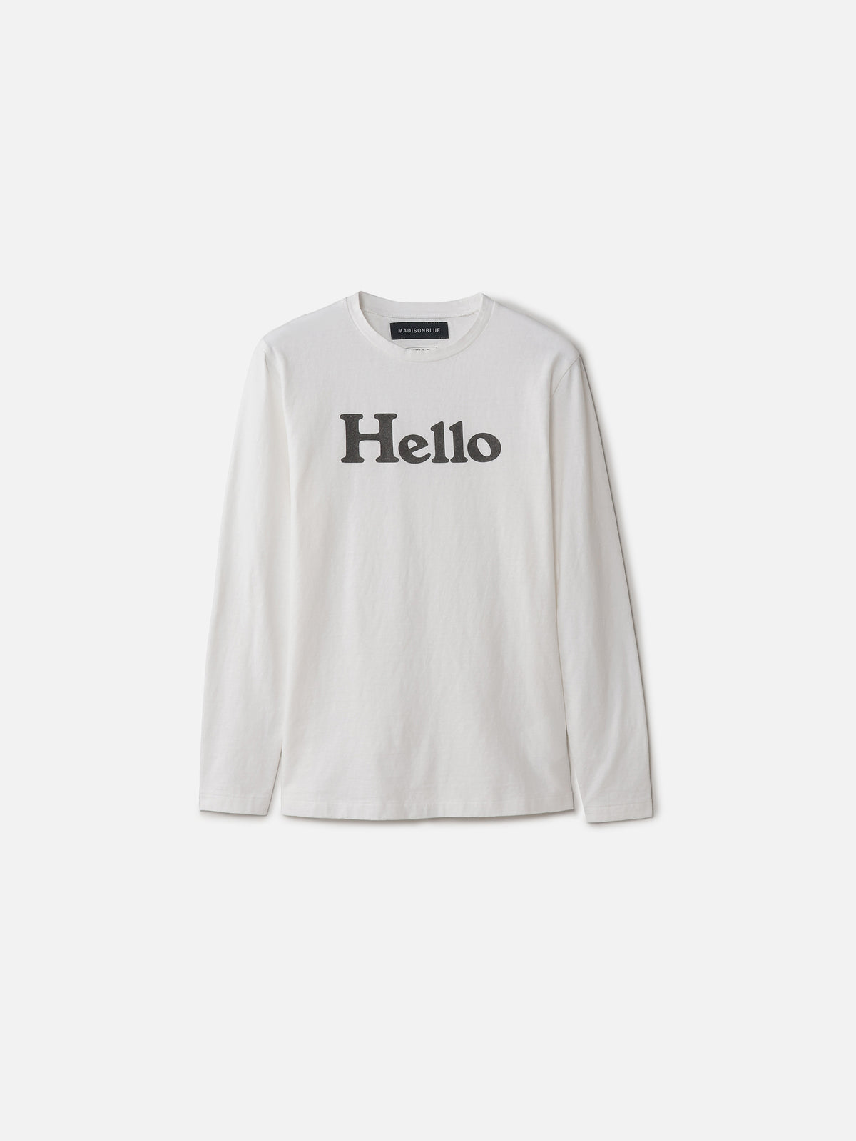 TEE-SHIRT MANCHES LONGUES HELLO
