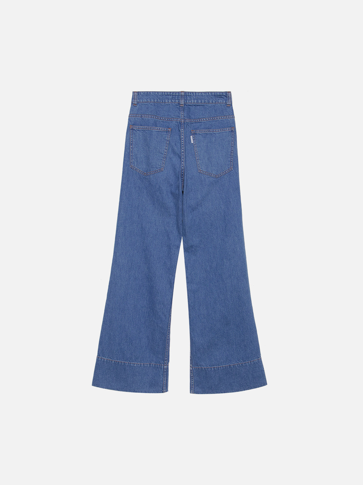 BAGGY FLARE PANTS DENIM