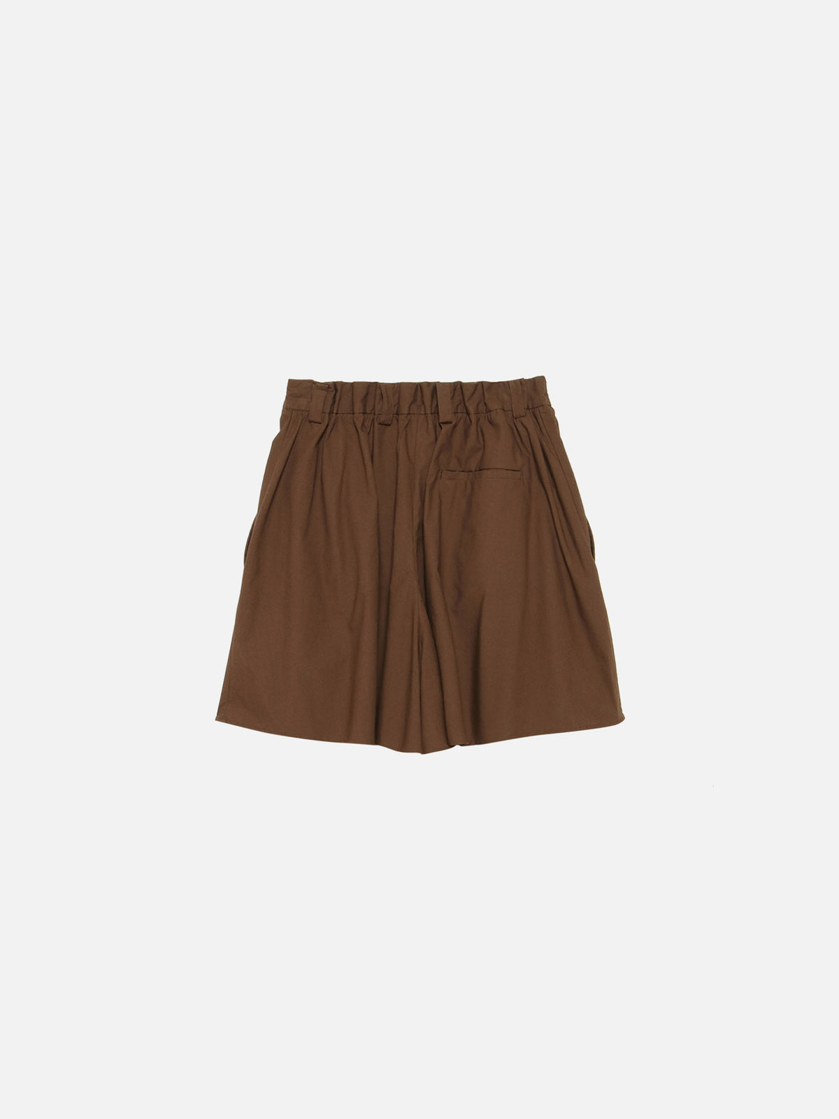 VOLUME GATHER SHORTS TYPEWRITER