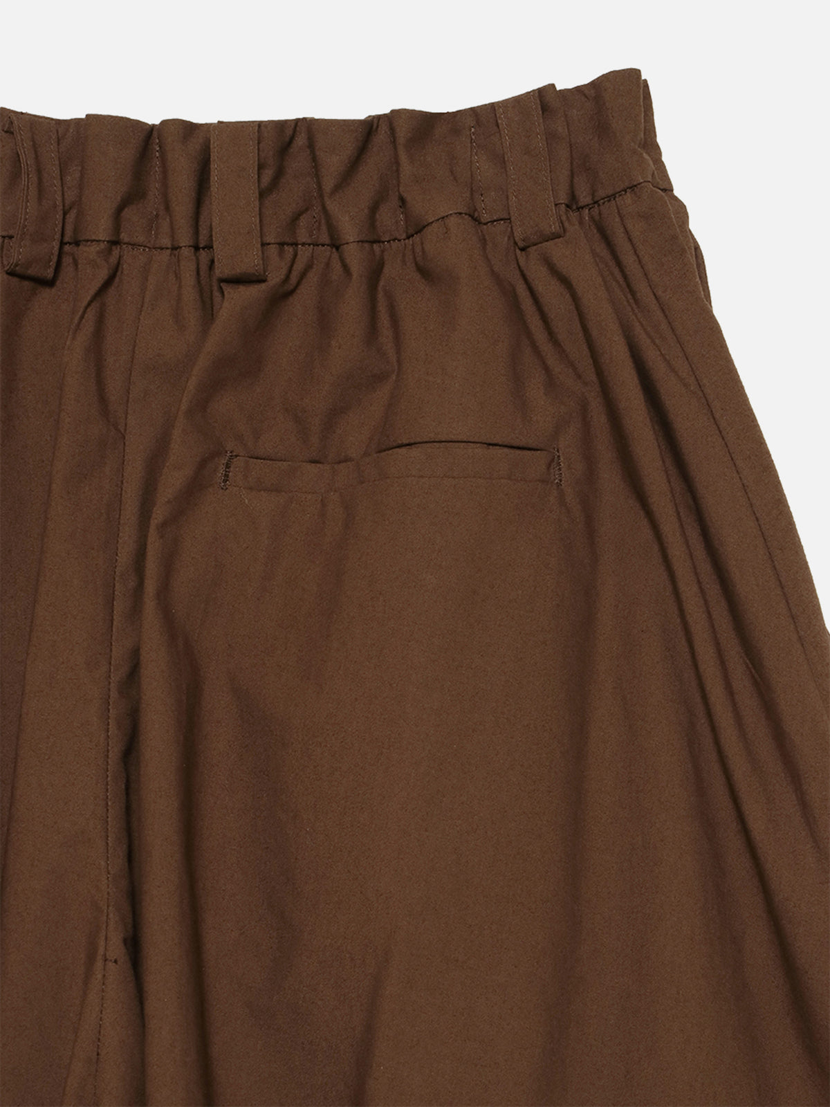 VOLUME GATHER SHORTS TYPEWRITER