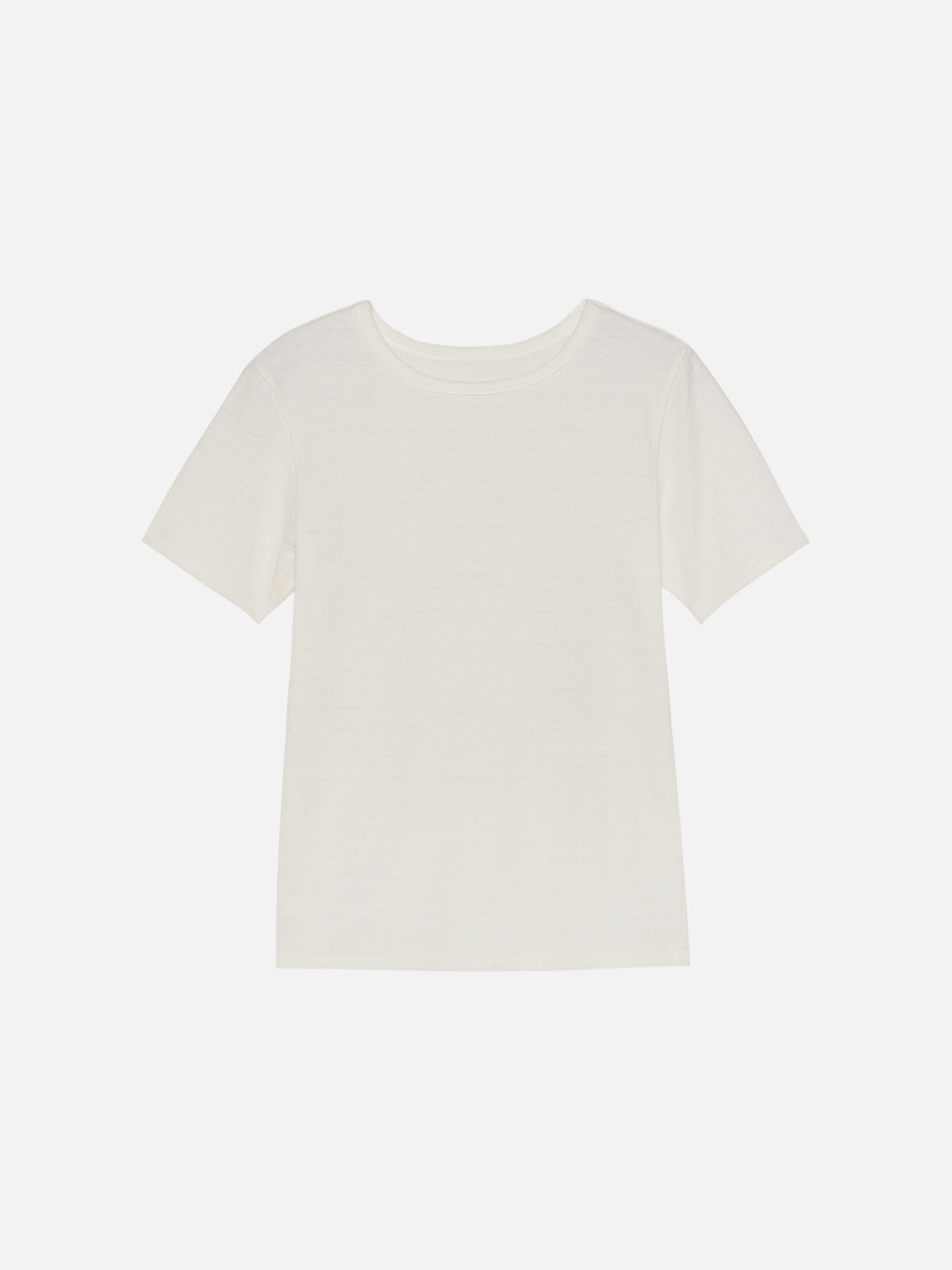T-SHIRT RAS DU COU EN COTON