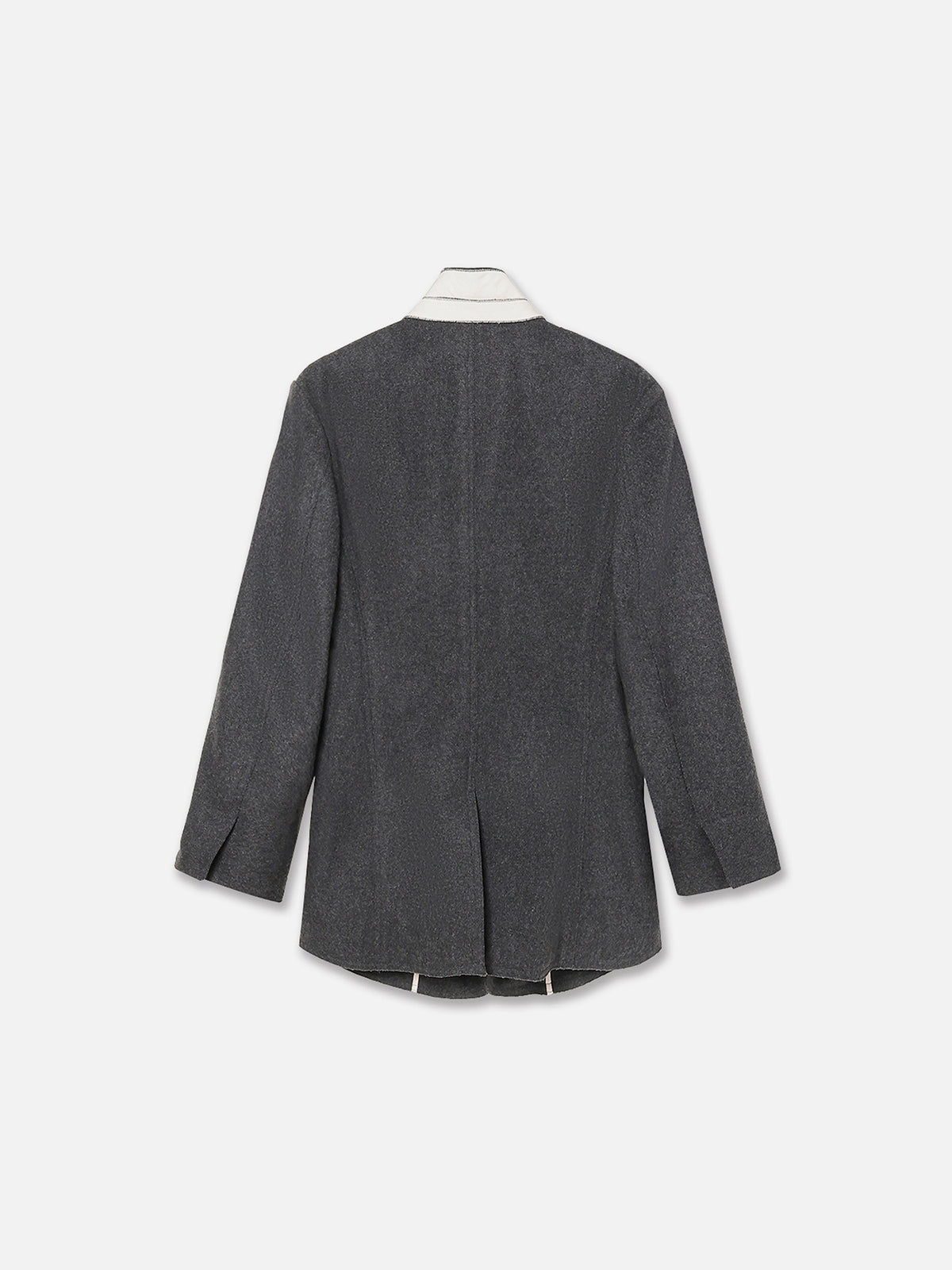 VESTE UNIE À COL MONTANT HOMME