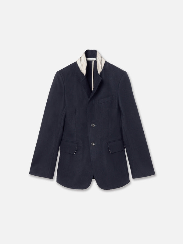 VESTE SIMPLE COL MONTANT