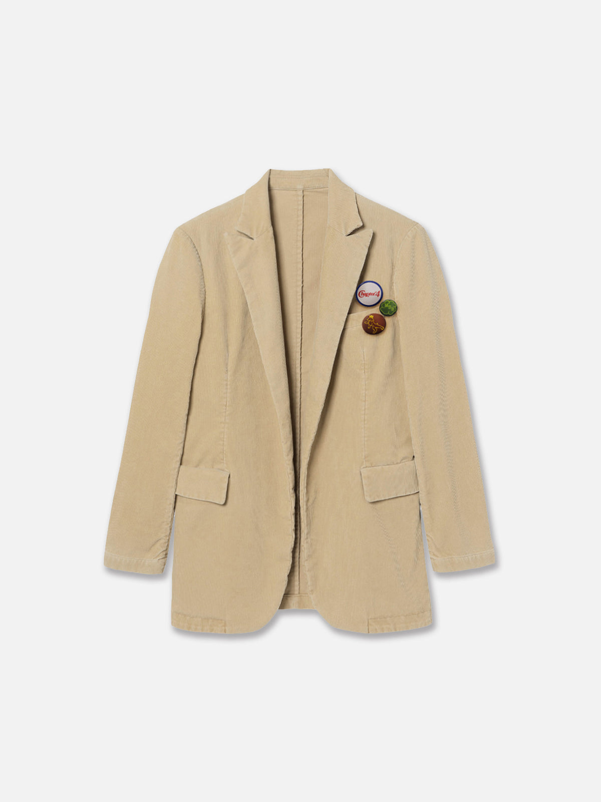 CORDONS DE VESTE SANS BOUTONS NON DOUBLÉE