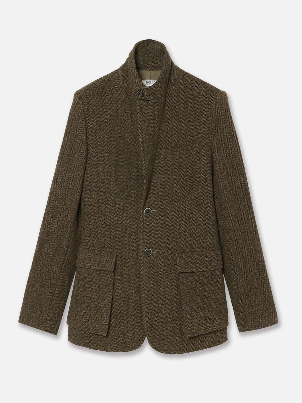 VESTE DE CHASSE À CHEVRONS