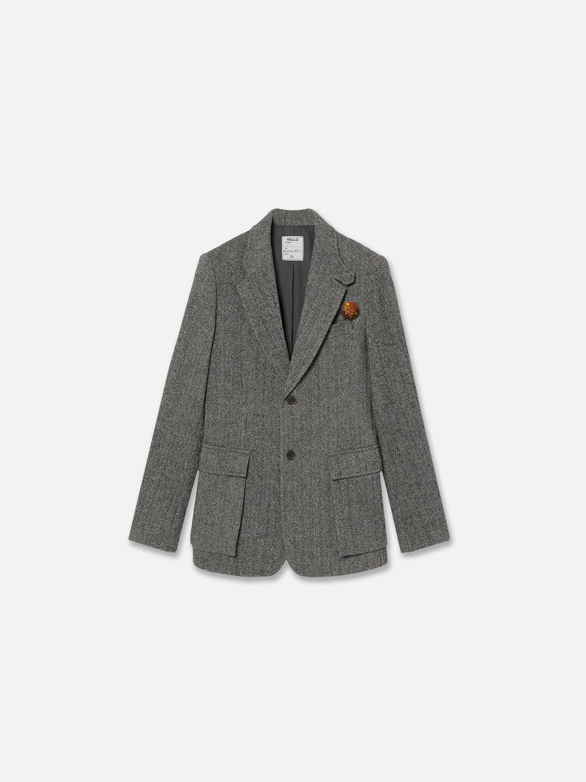 VESTE DE CHASSE À CHEVRONS