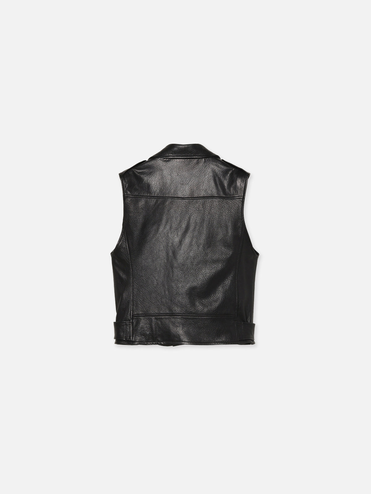 GILET EN CUIR DE MOTARD