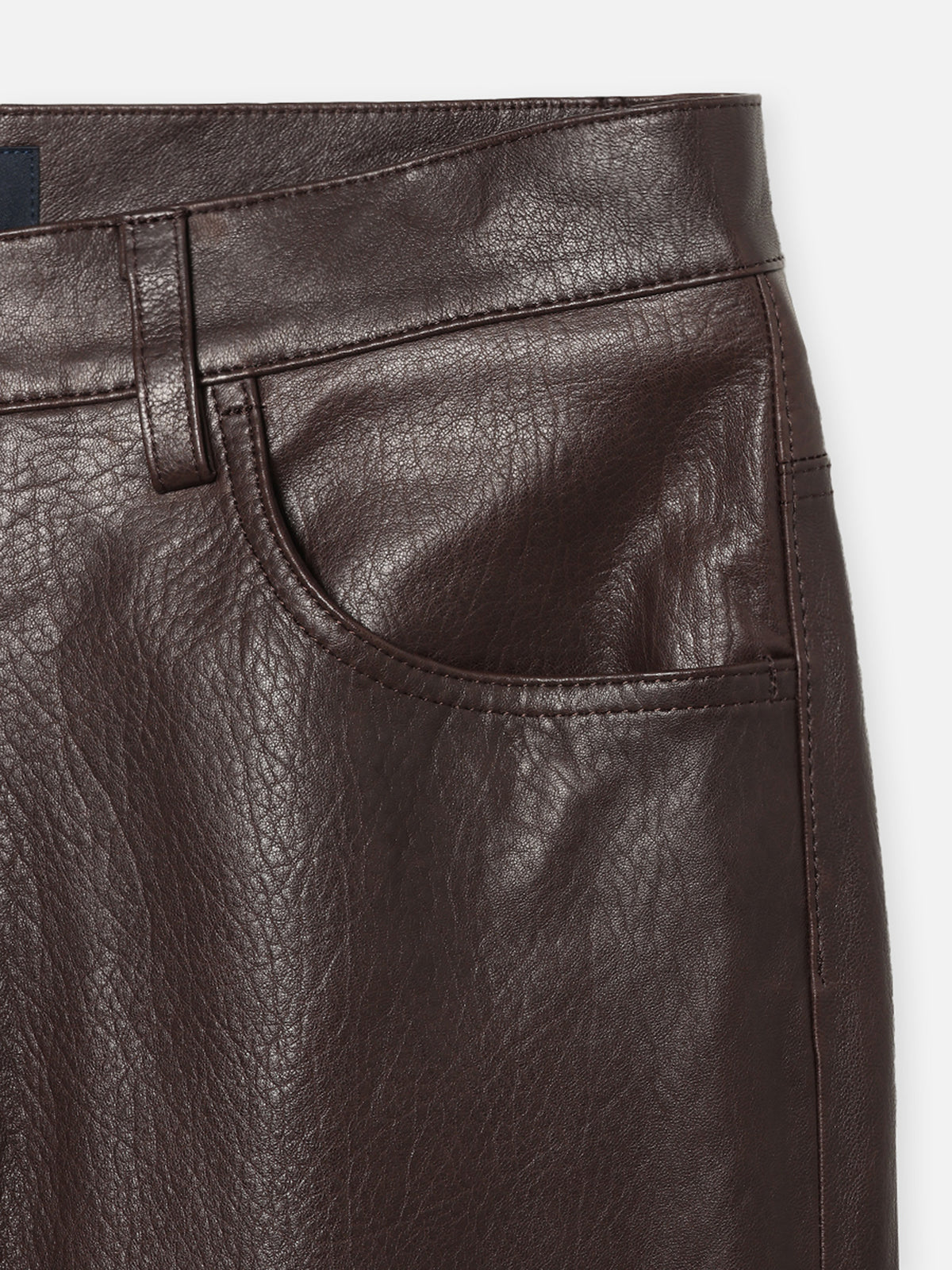 STRAIGHT LEATHER PANTS MEN'S