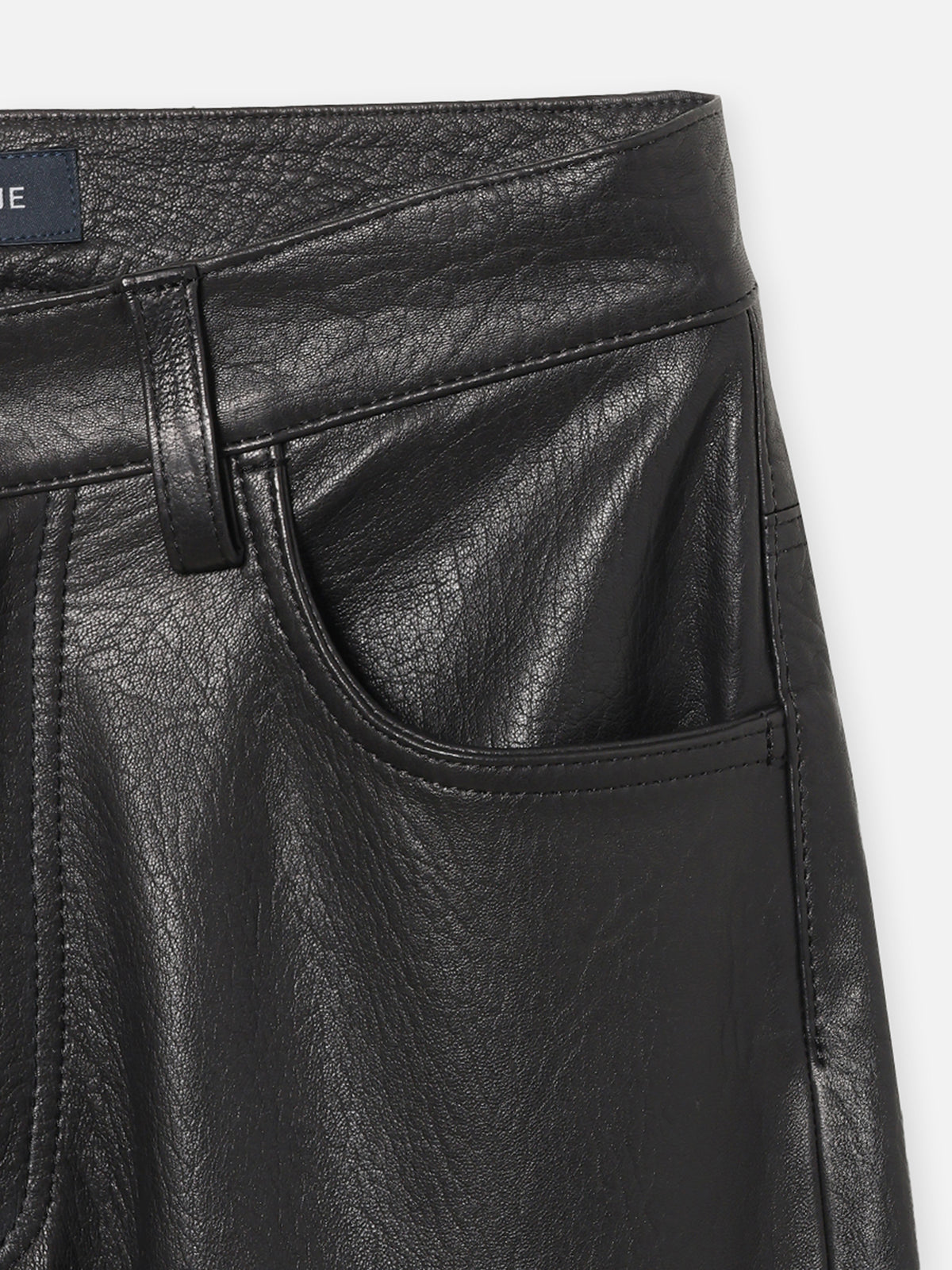 STRAIGHT PANTS LEATHER