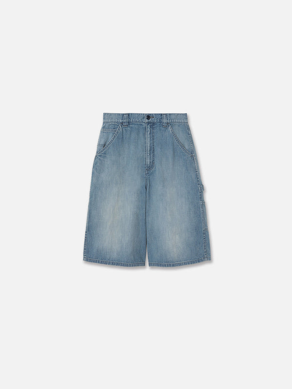 SHORT DE PEINTRE EN JEAN