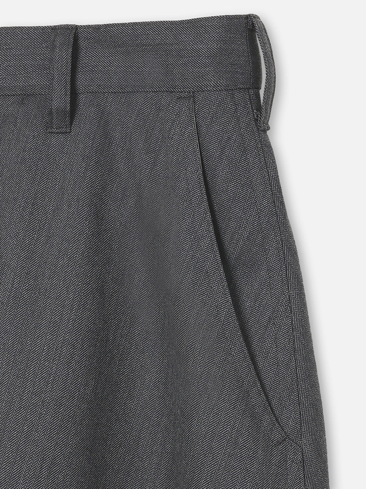 ROBE ÉVASÉE JUPE CHEVRON