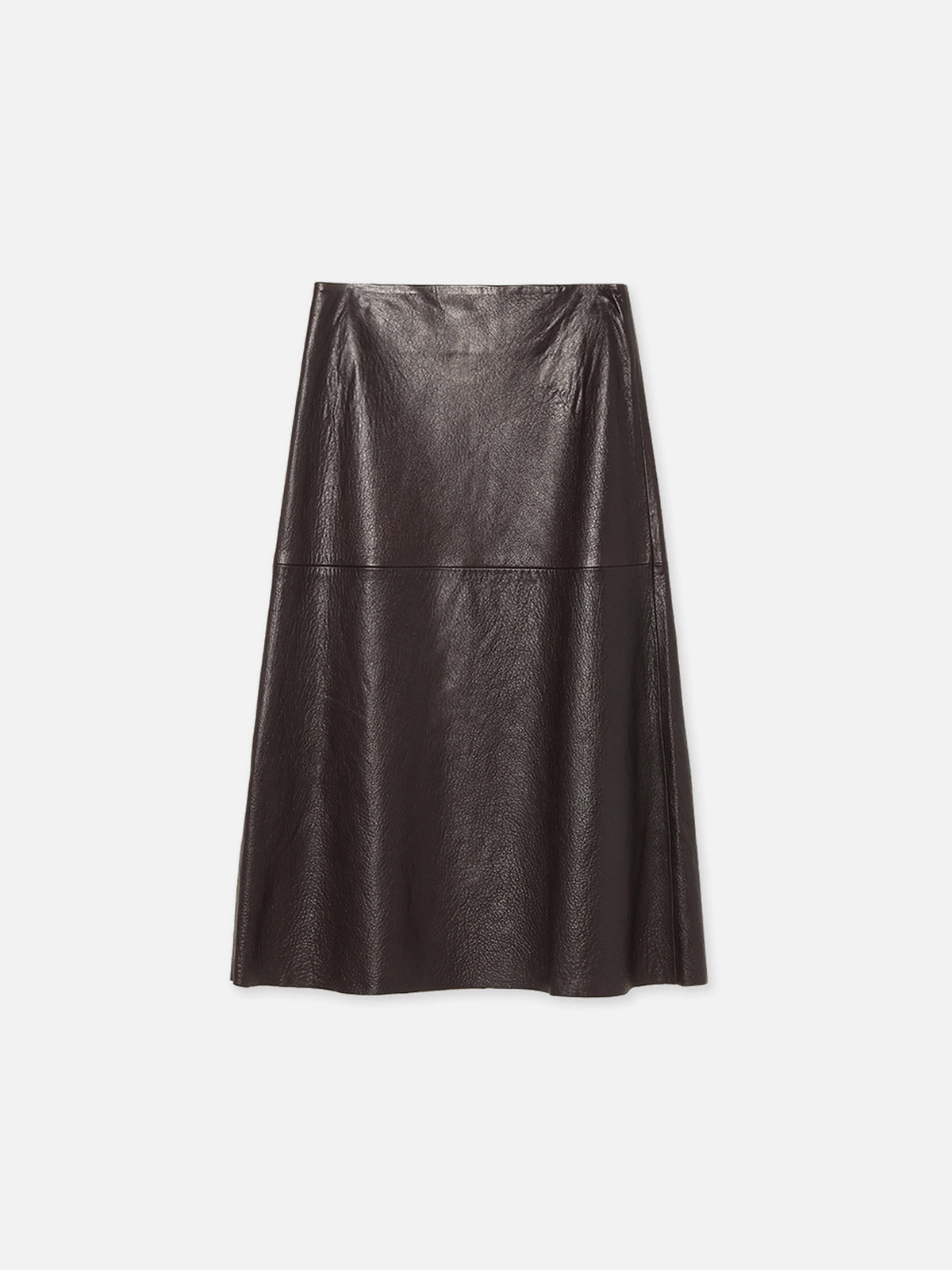 A LINE SKIRT LEATHER