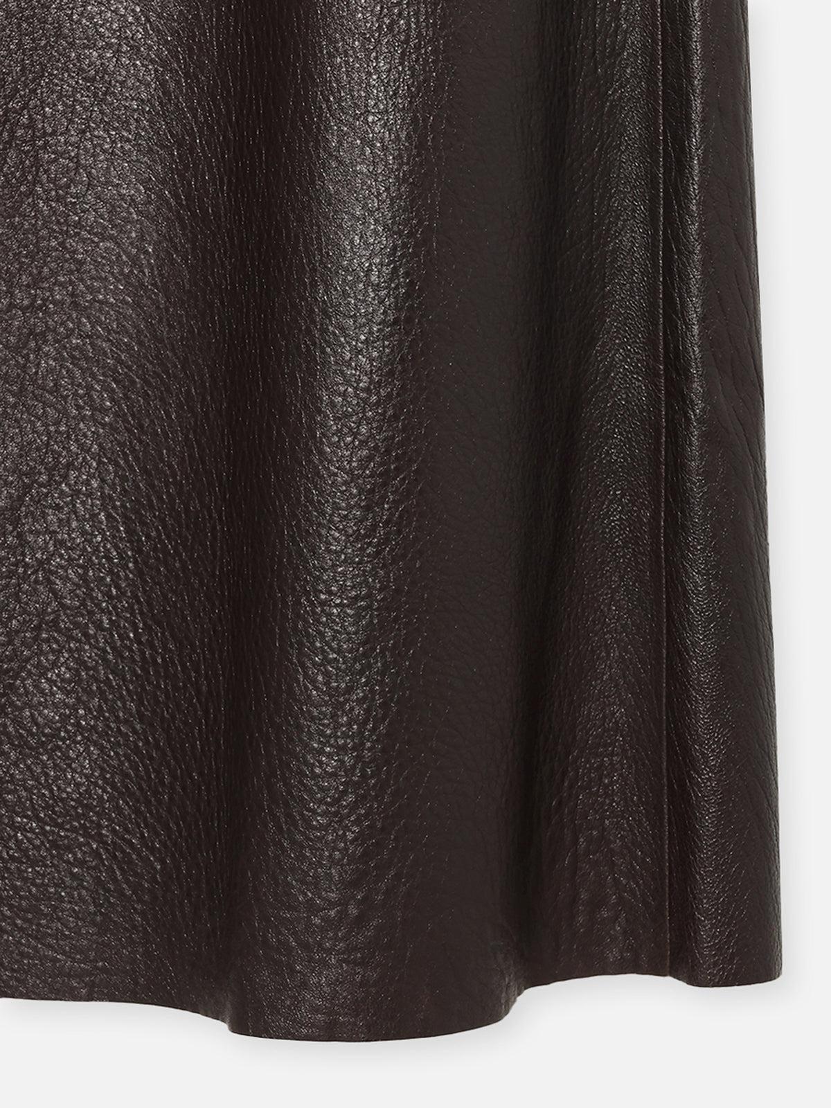 A LINE SKIRT LEATHER