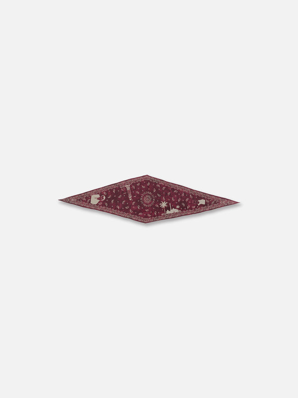 FOULARD GRAPHIC DIAMANTS ET PAISLEY