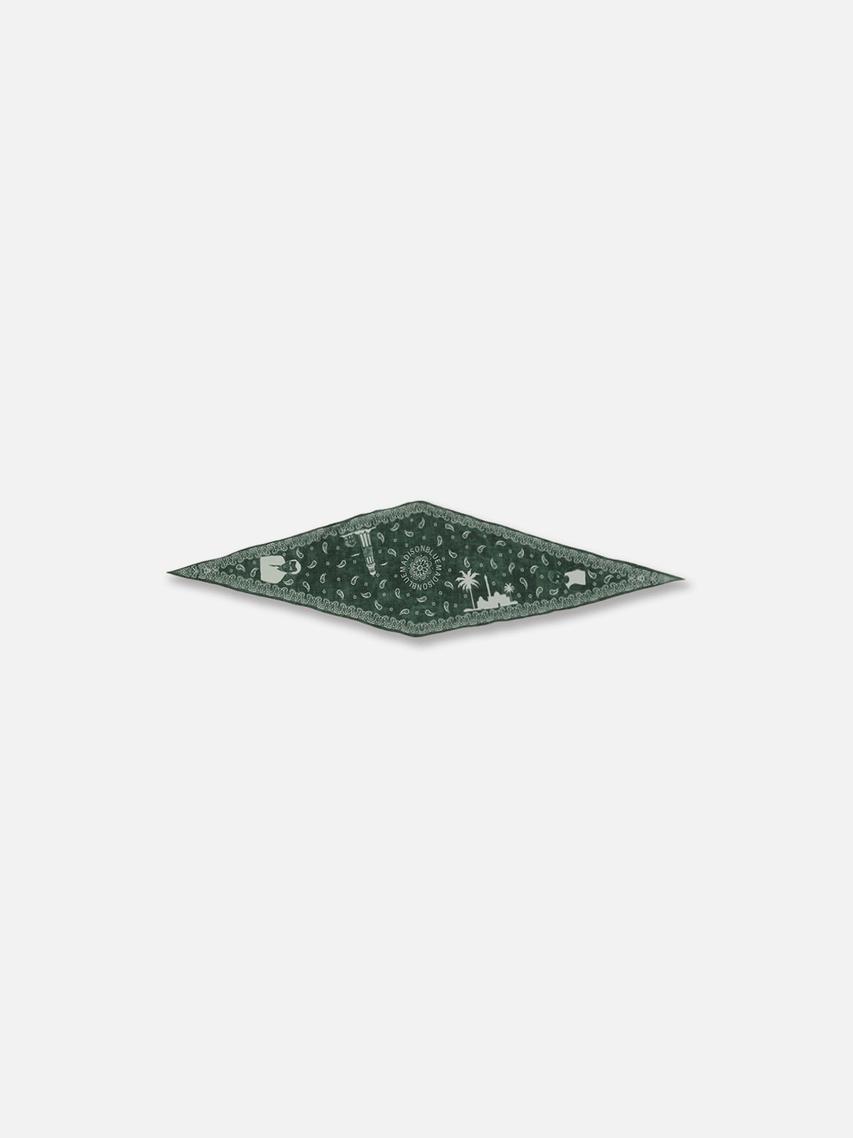 FOULARD GRAPHIC DIAMANTS ET PAISLEY
