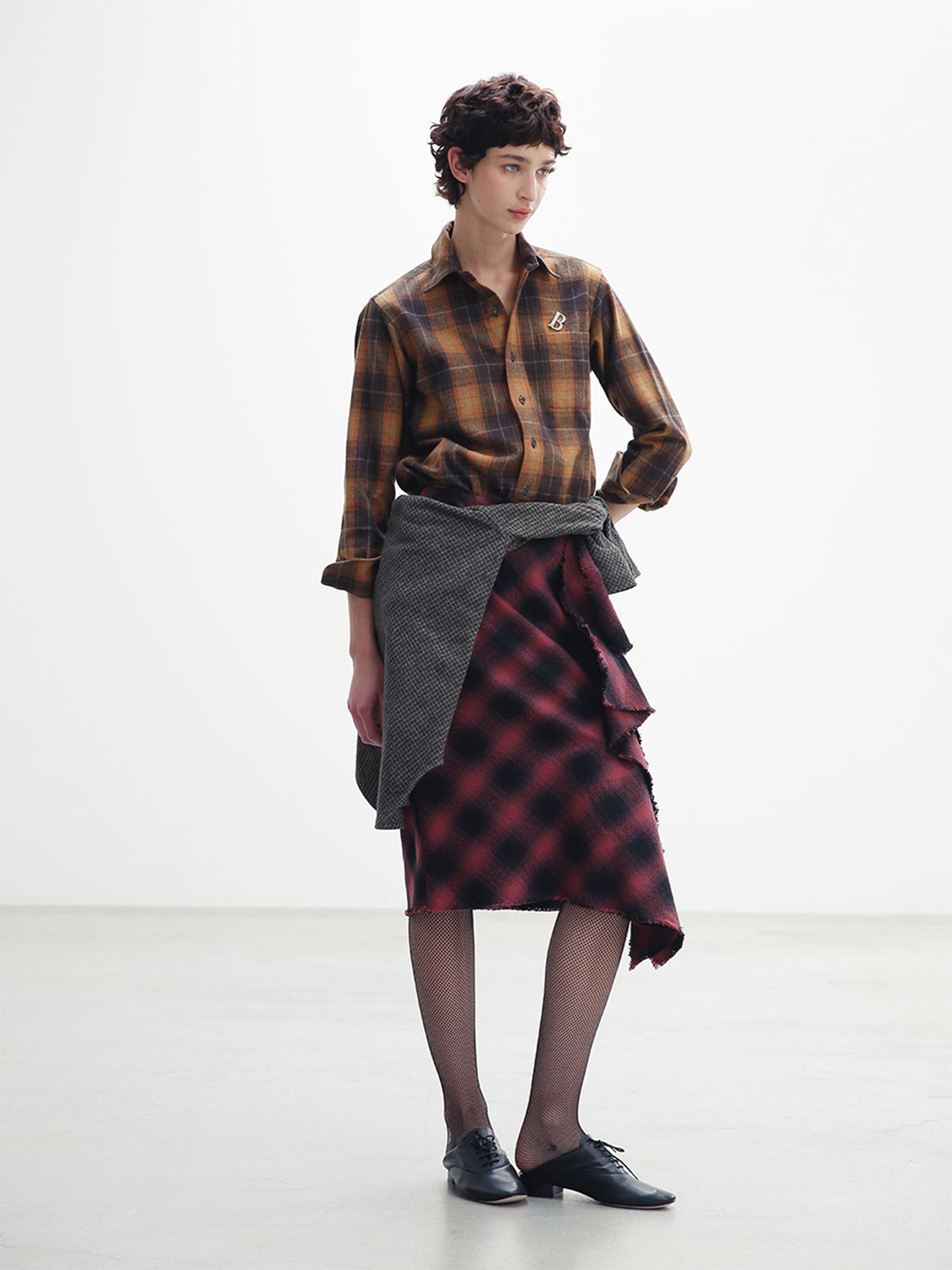 CASCADE SKIRT CHECK
