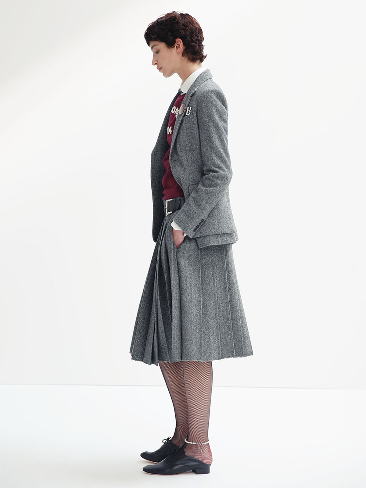 VESTE DE CHASSE À CHEVRONS