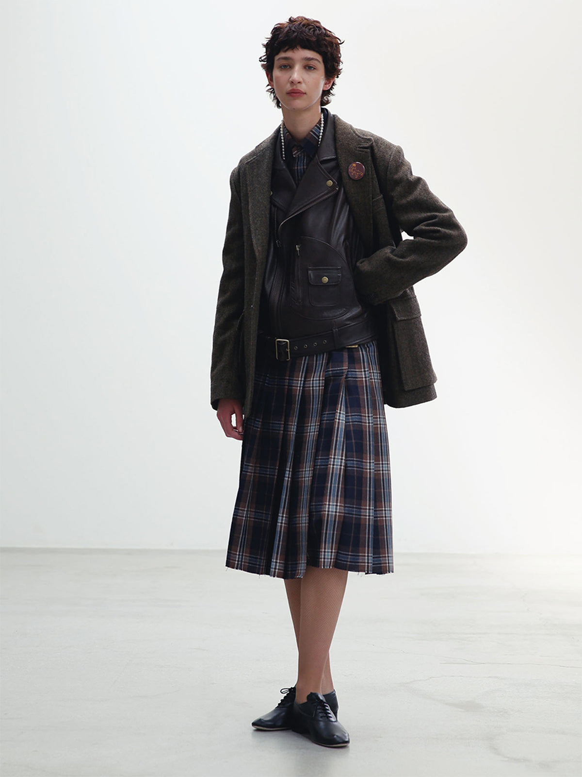 VESTE DE CHASSE À CHEVRONS