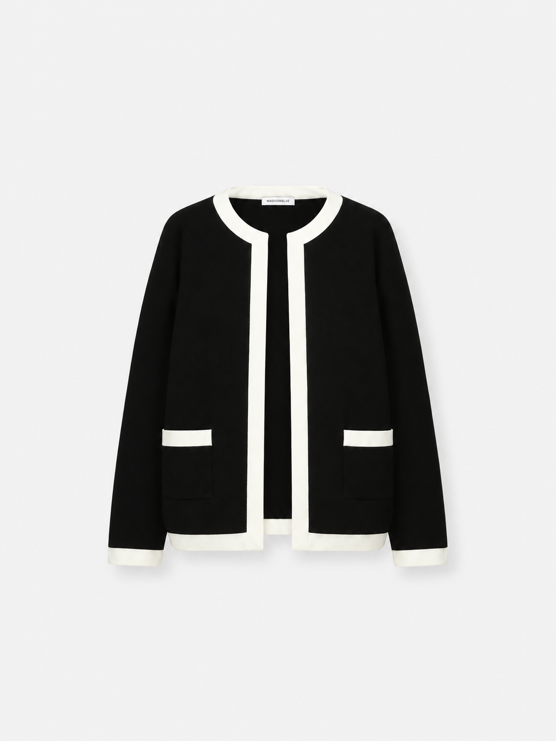 Veste courte sans col