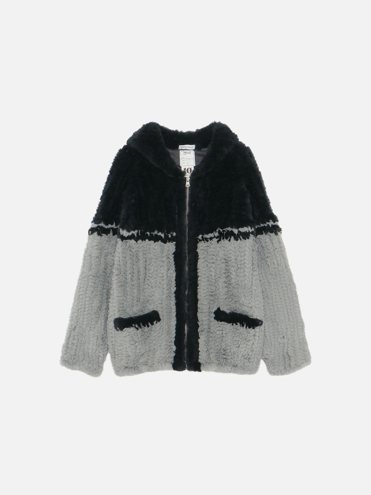 HAND-KNITTED HELLO COWICHAN FUR