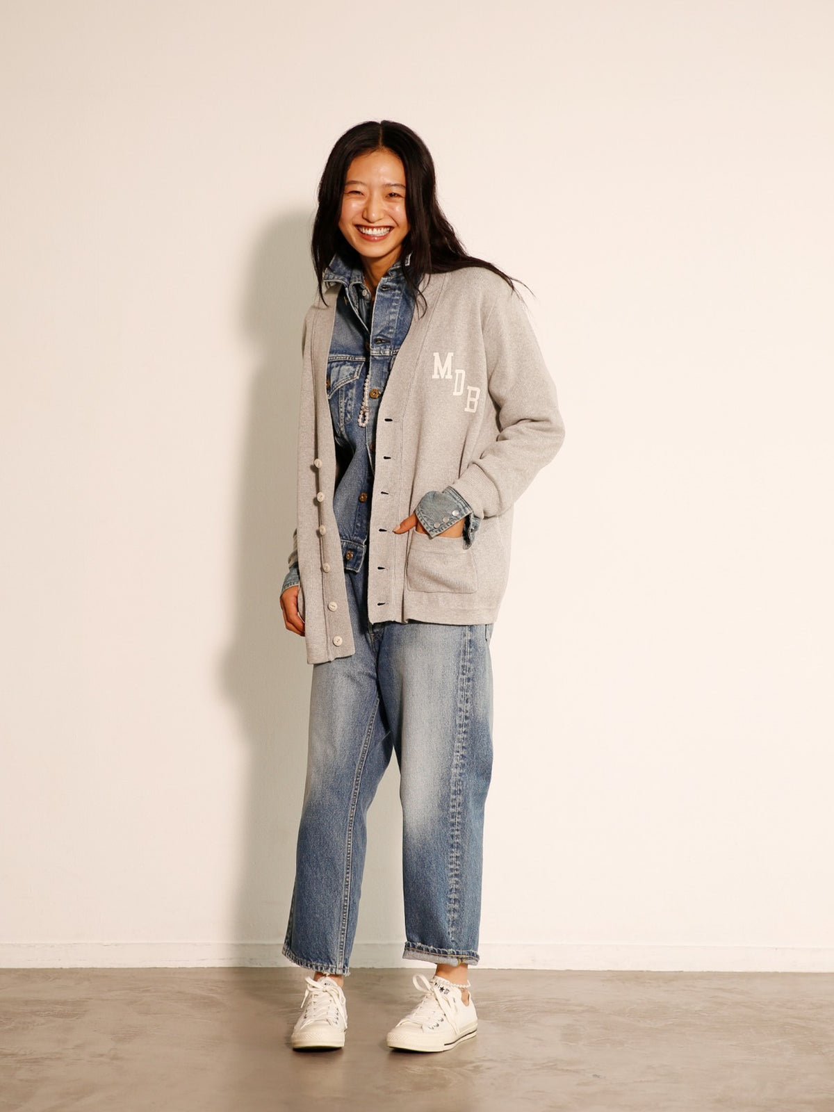 CARDIGAN OVERSIZE EN COTON